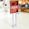 Azar Displays Chrome Panel Poster Stand on Narrow Base 300702 - alternate 3